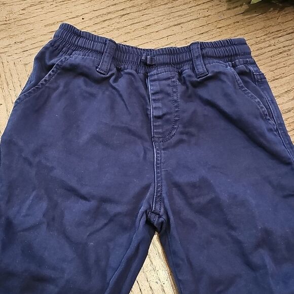 Boys Navy Cargo Pants Size 7 Flapdoodles - Picture 2 of 10